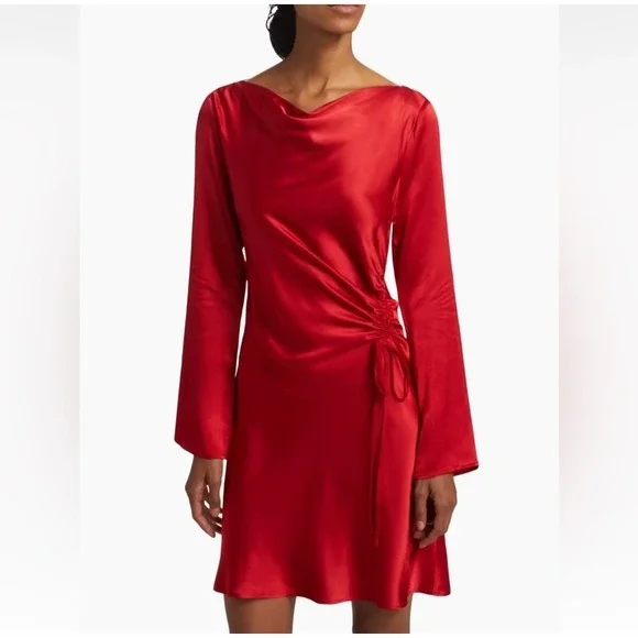 NWT Rails Alessandra Cowl Neck Mini Dress‎ in Scarlett Sz XL $238
